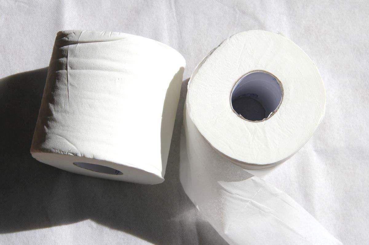 Toilet paper is blocking the toilet