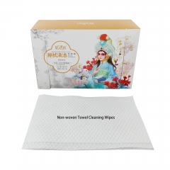 High quality Embossing Disposable Nonwoven Kitchen Cleansing Wipes