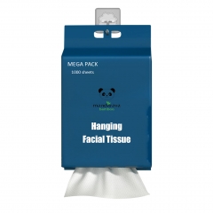 Wall Hung tissue paper soft pack Hanging facial tissue