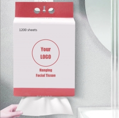 Wall Hung tissue paper soft pack Hanging facial tissue