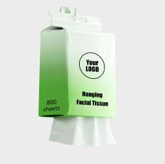 Wall Hung tissue paper soft pack Hanging facial tissue