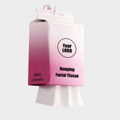 Wall Hung tissue paper soft pack Hanging facial tissue