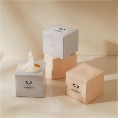 Wholesale Customized Bamboo Pulp Boxed Facial Tissue
