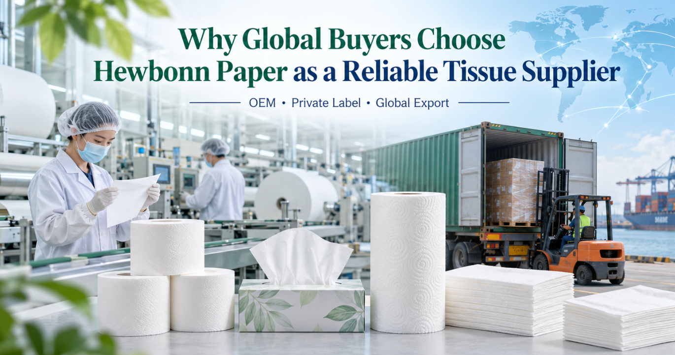 Reliable Tissue Paper Supplier & OEM Manufacturer | Hewbonn Paper