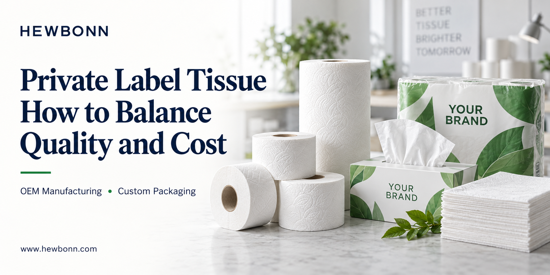 Build Your Tissue Brand: Quality & Cost Control | Hewbonn
